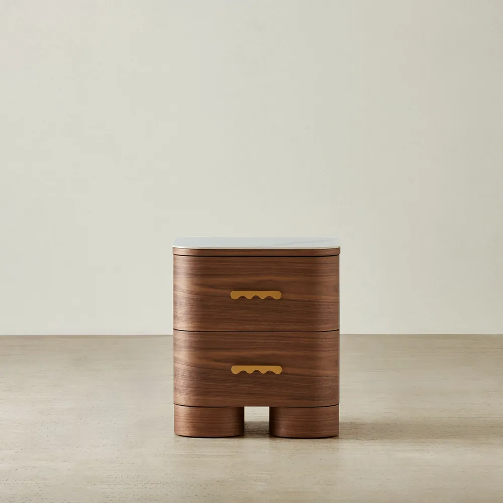 Terzetto Kids Mocha Walnut Bedside Table
