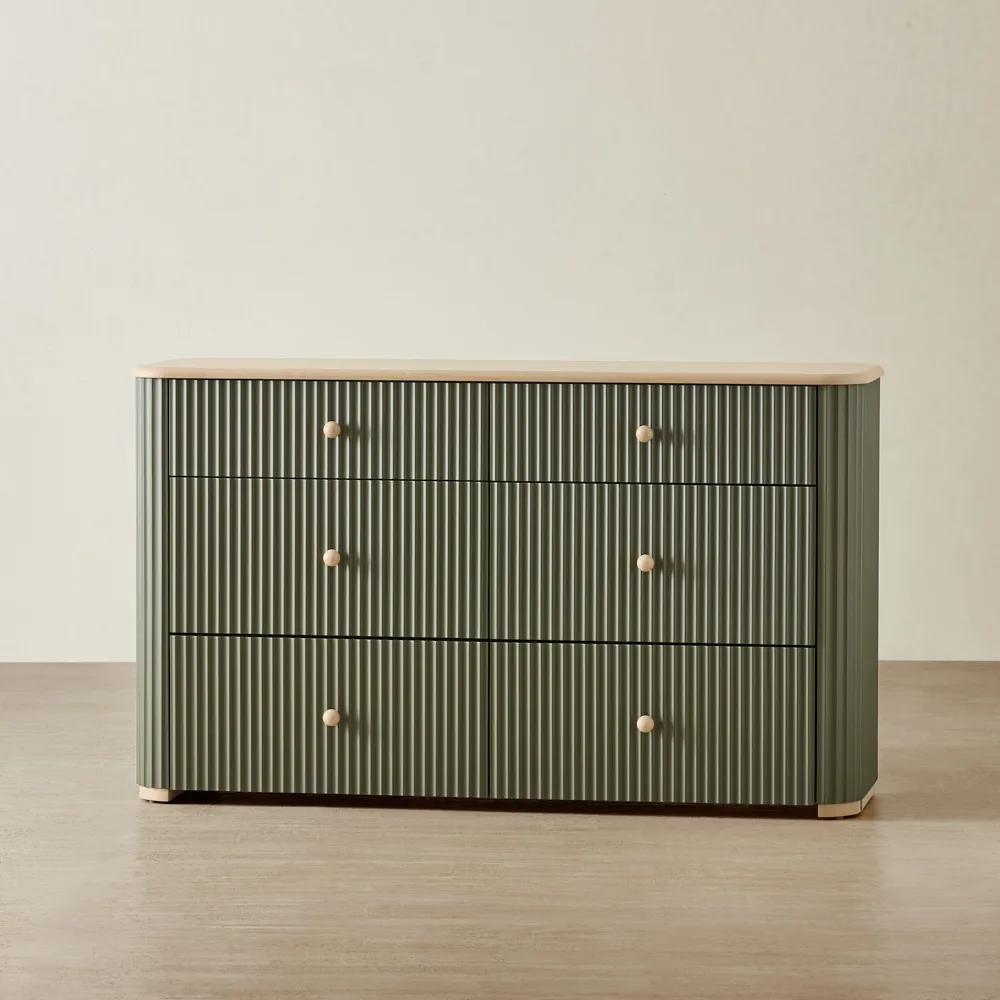 Harper Sage Green Kids Dresser