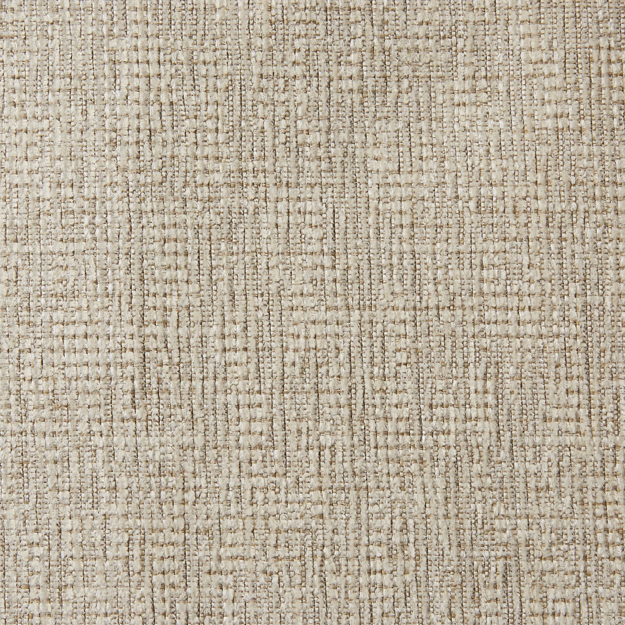 Riviera III Isabelline White Fabric Sofa - Armless