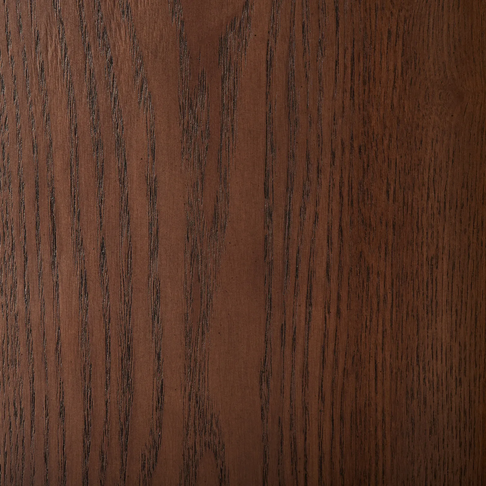 Sir Lionell Gliding White Sintered Stone Dresser - Amber Brown Wooden Leg