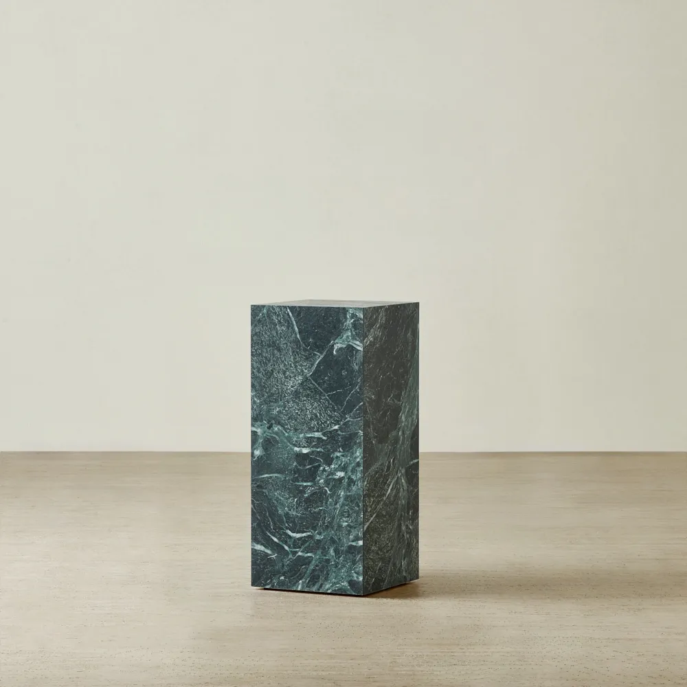Santorini Matte Emerald Sintered Stone Medium Plinth