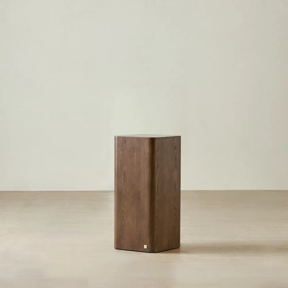 Trento Amber Brown Ash Veneer Medium Plinth