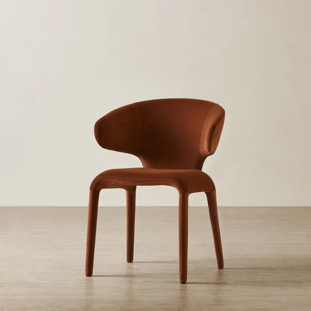 Debra Copper Brown Dining Chair