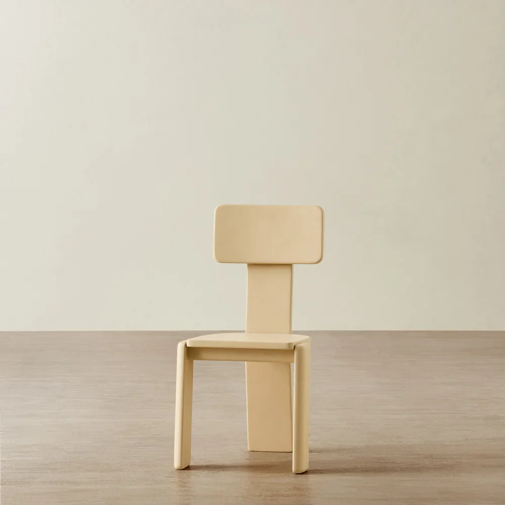 Luca Desert Brown Kids Solidwood Chair
