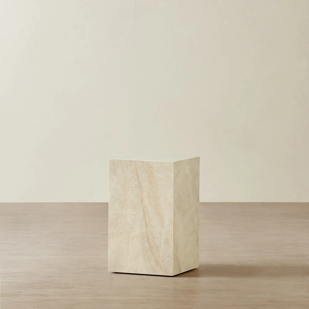 Santorini Taj Mahal Sintered Stone Short Plinth