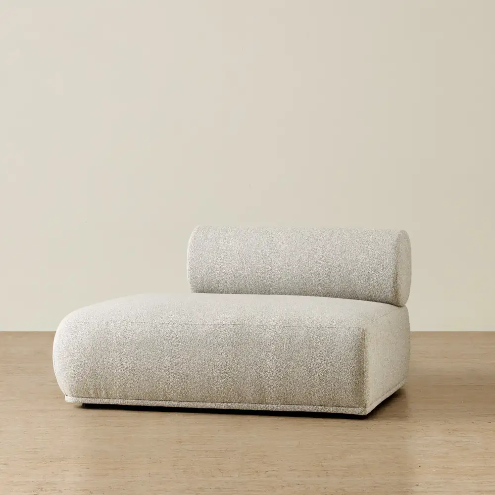 Pebbla Slate Grey Fabric Left Terminal
