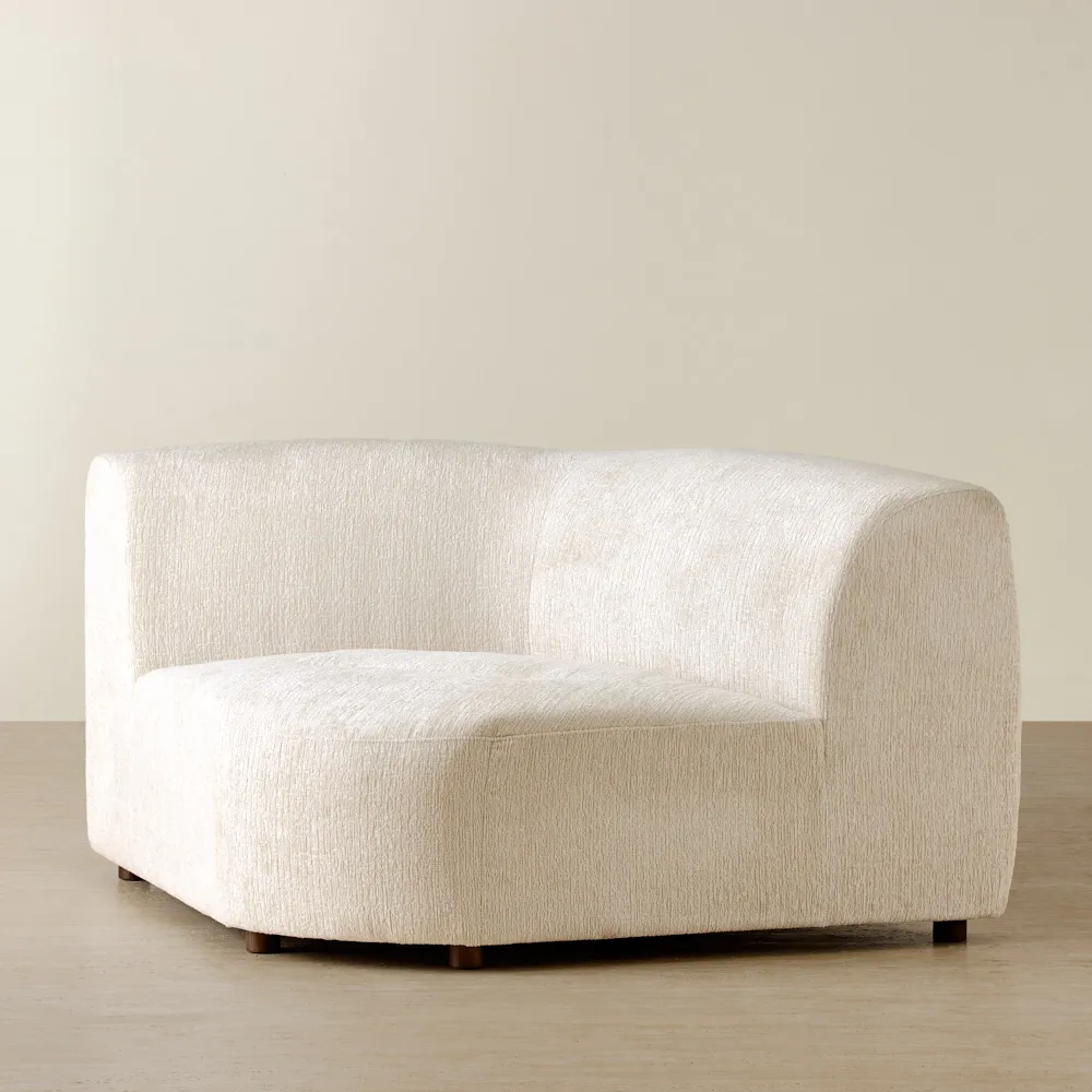 Calma Fusion Grey Fabric Modular Sofa - Corner