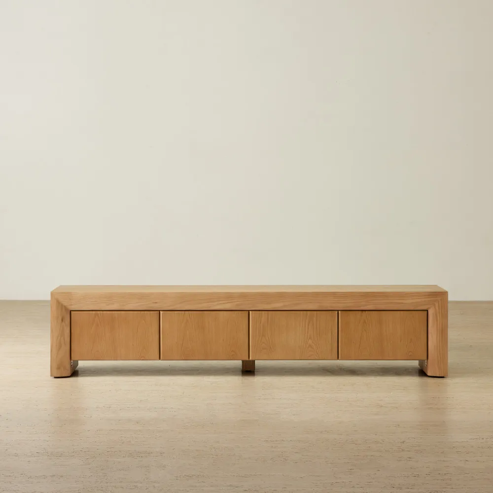 Salvador Light Oak Veneer Entertainment Unit