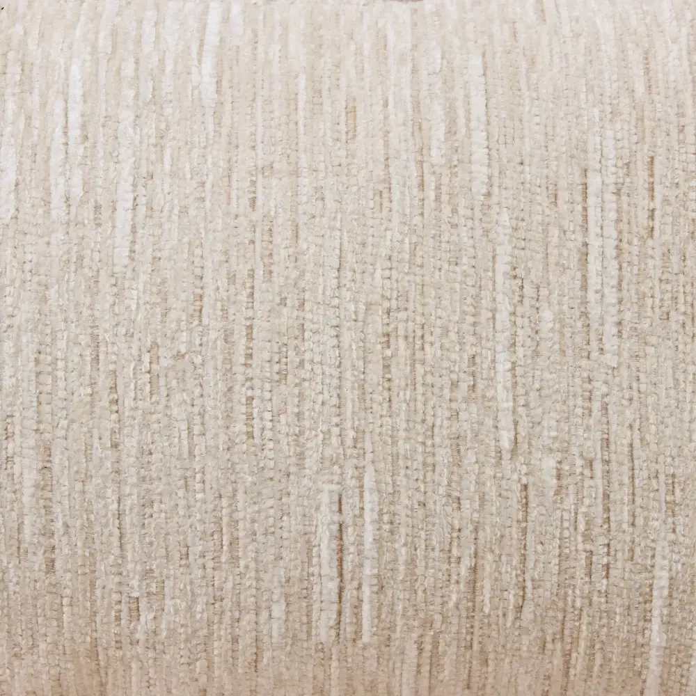 Atlas Cream Chenille Fabric Cushion 50x50