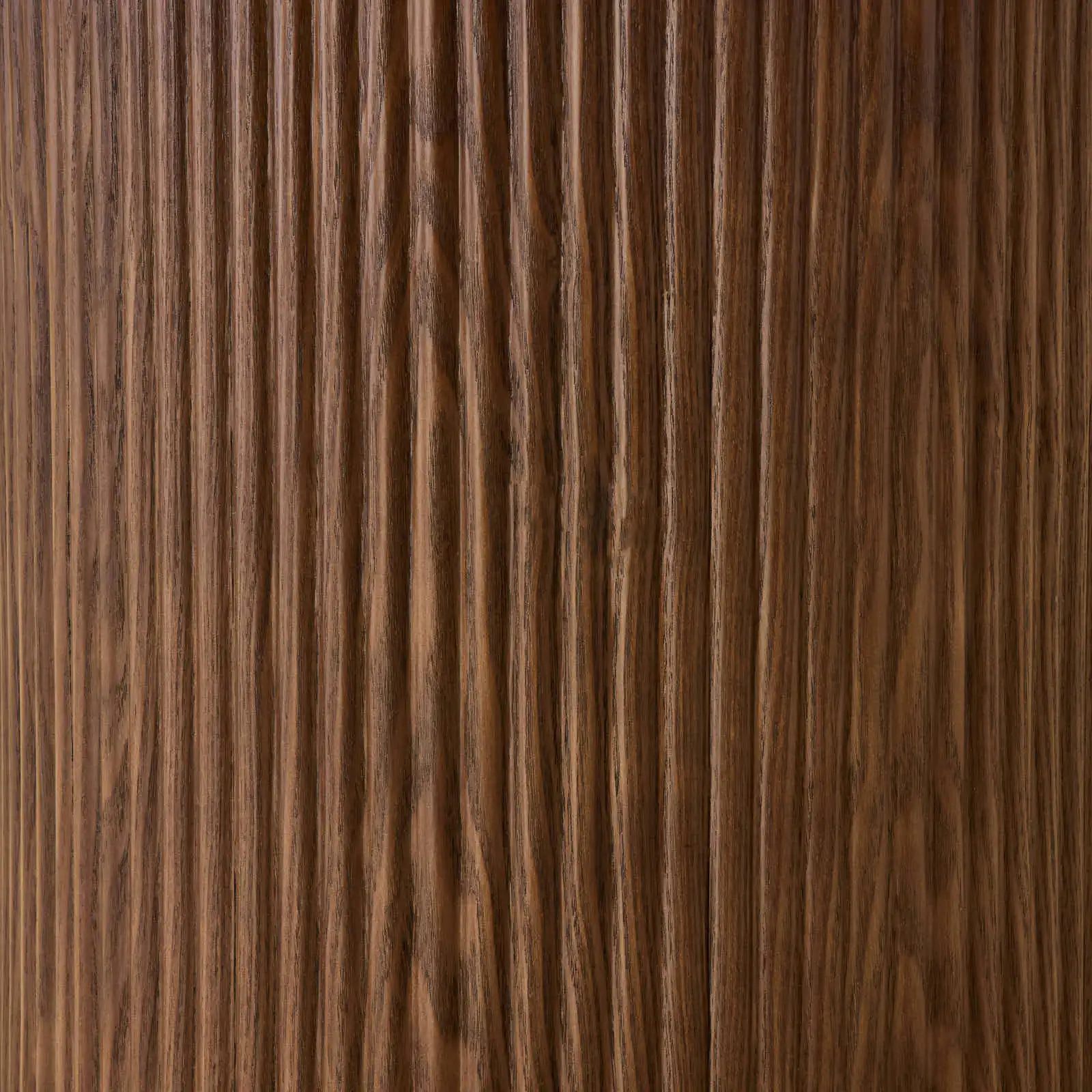 Terra Linea Amber Brown Ash Veneer Two- Round Leg Rectangular Dining Table - 240cm x 120cm