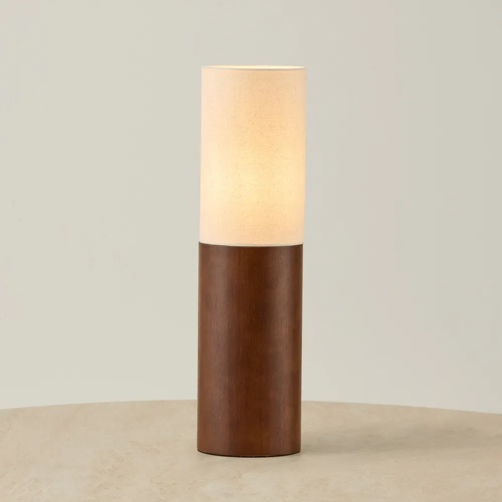 Harlem Wooden Table Lamp 55cm