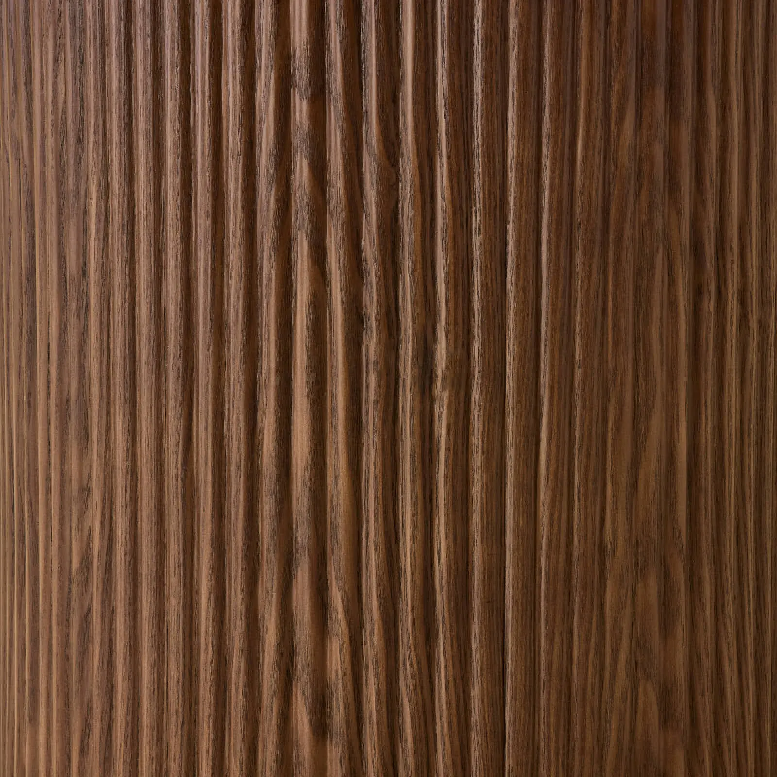 Terra Linea Amber Brown Ash Veneer Two- Round Leg Rectangular Dining Table - 180cm x 100cm