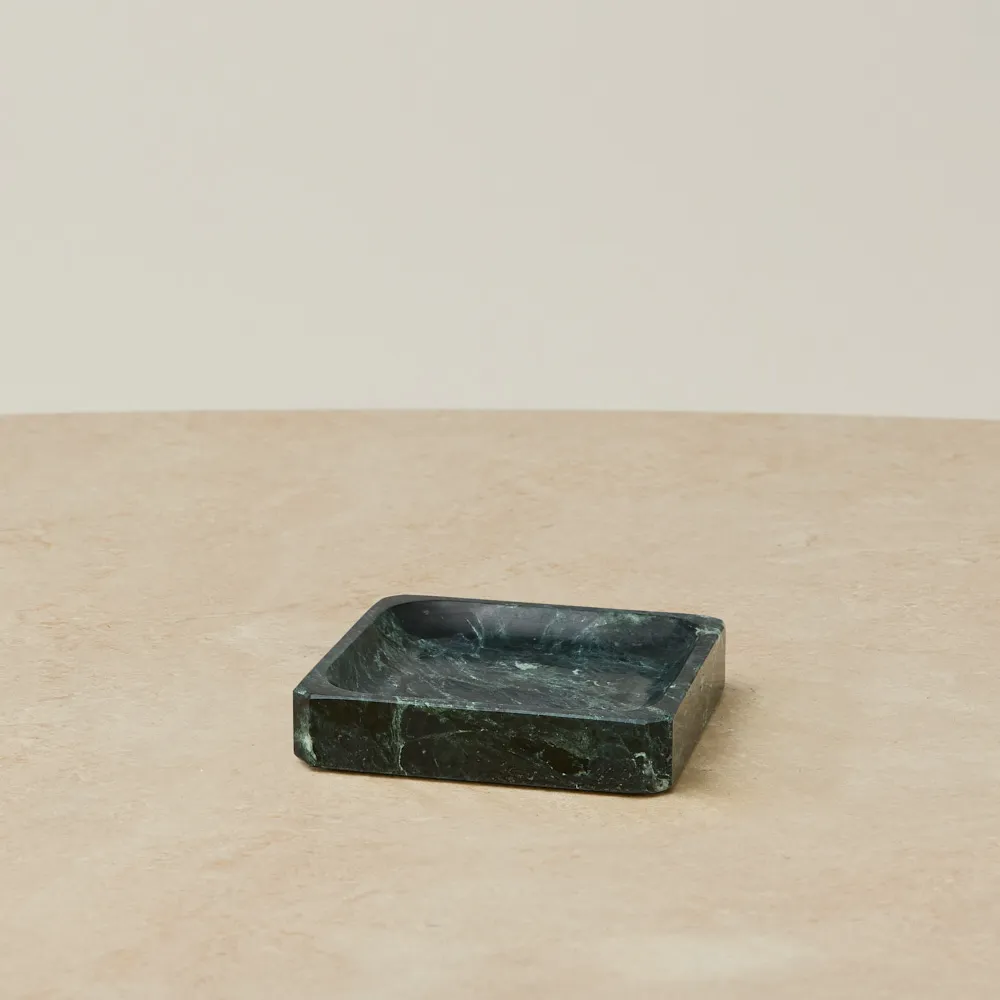 Voni Dark Green Square Tray