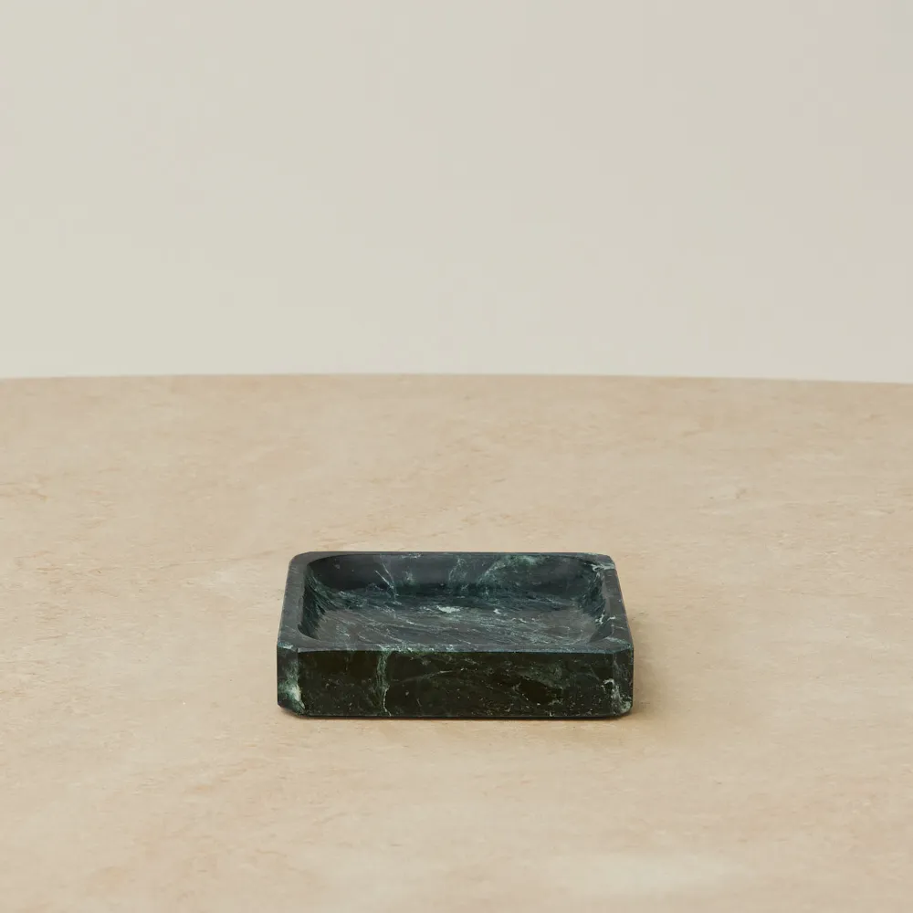 Voni Dark Green Square Tray
