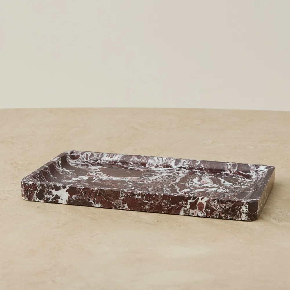 Voni Rosso Levanto Rectangular Tray