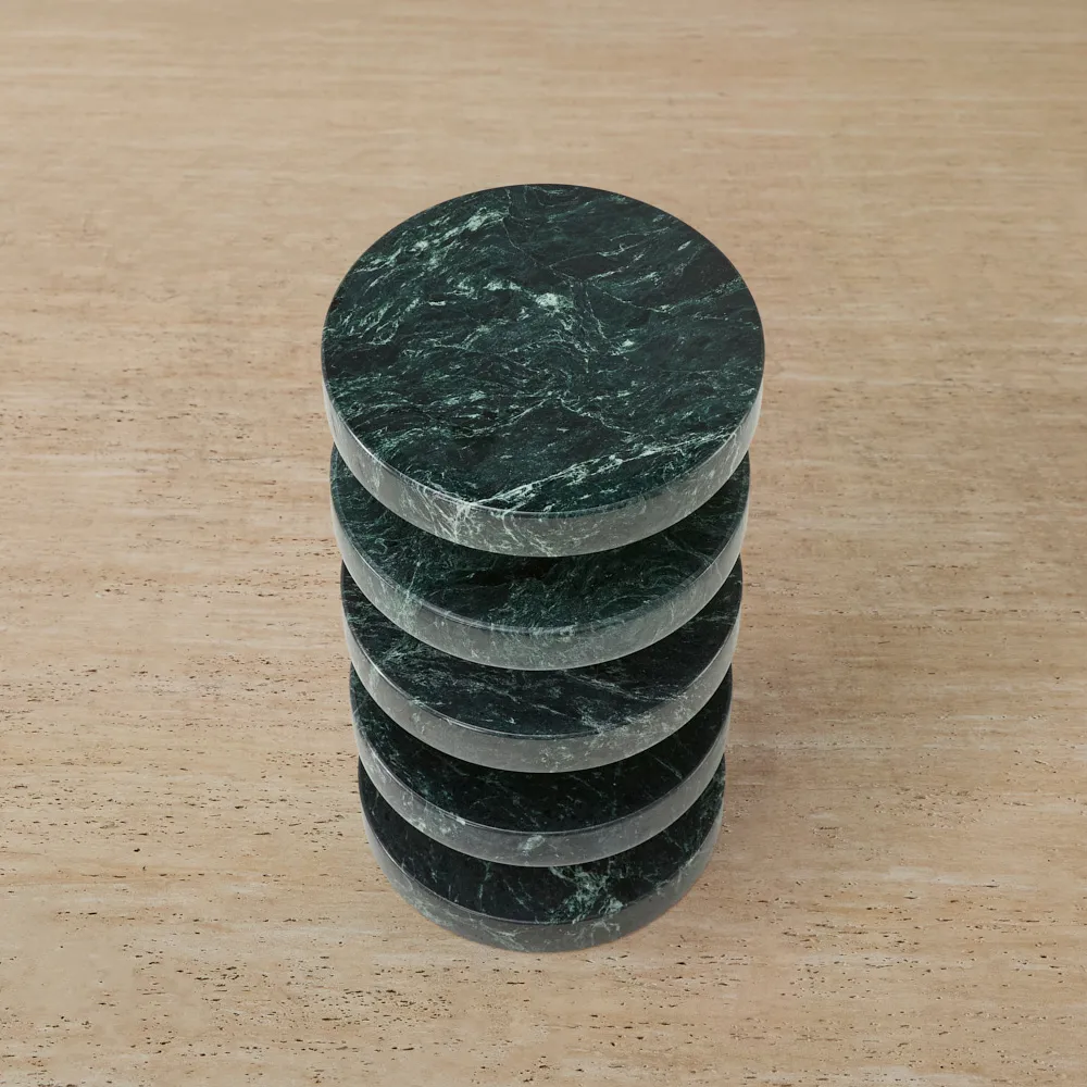 Arki Dark Green Side Table