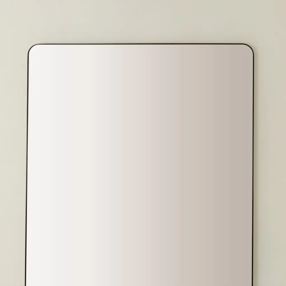 Kade Brushed Bronze Rectangle Aluminium Mirror 180x110cm