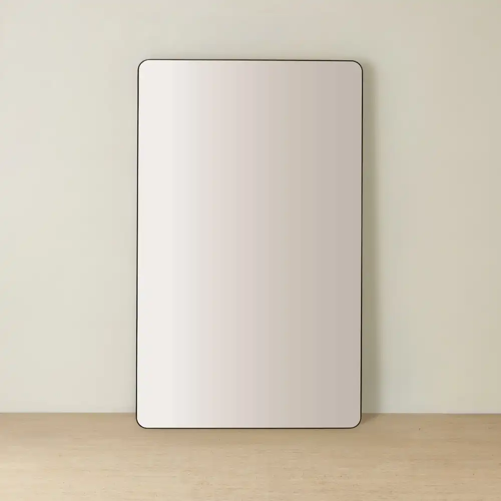 Kade Brushed Bronze Rectangle Aluminium Mirror 180x110cm