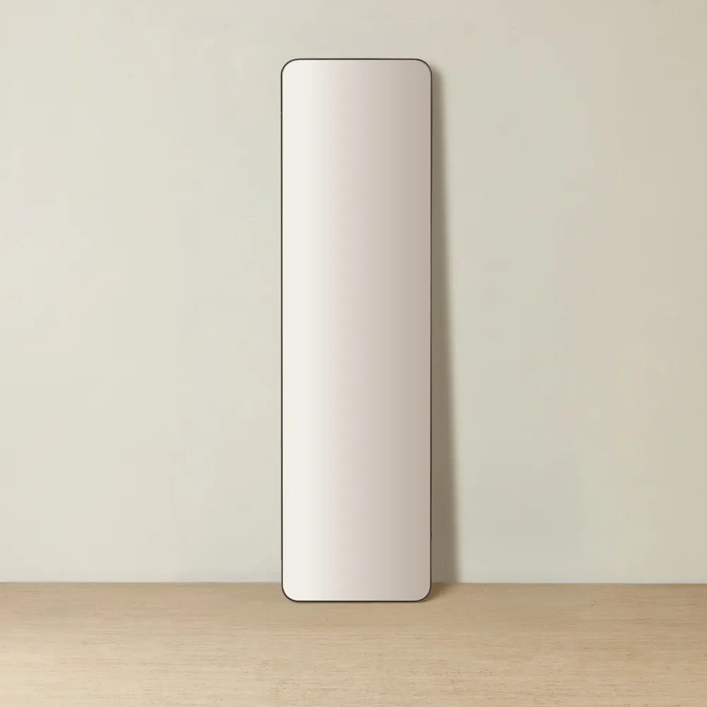 Kade Brushed Bronze Rectangle Aluminium Mirror 180x50cm