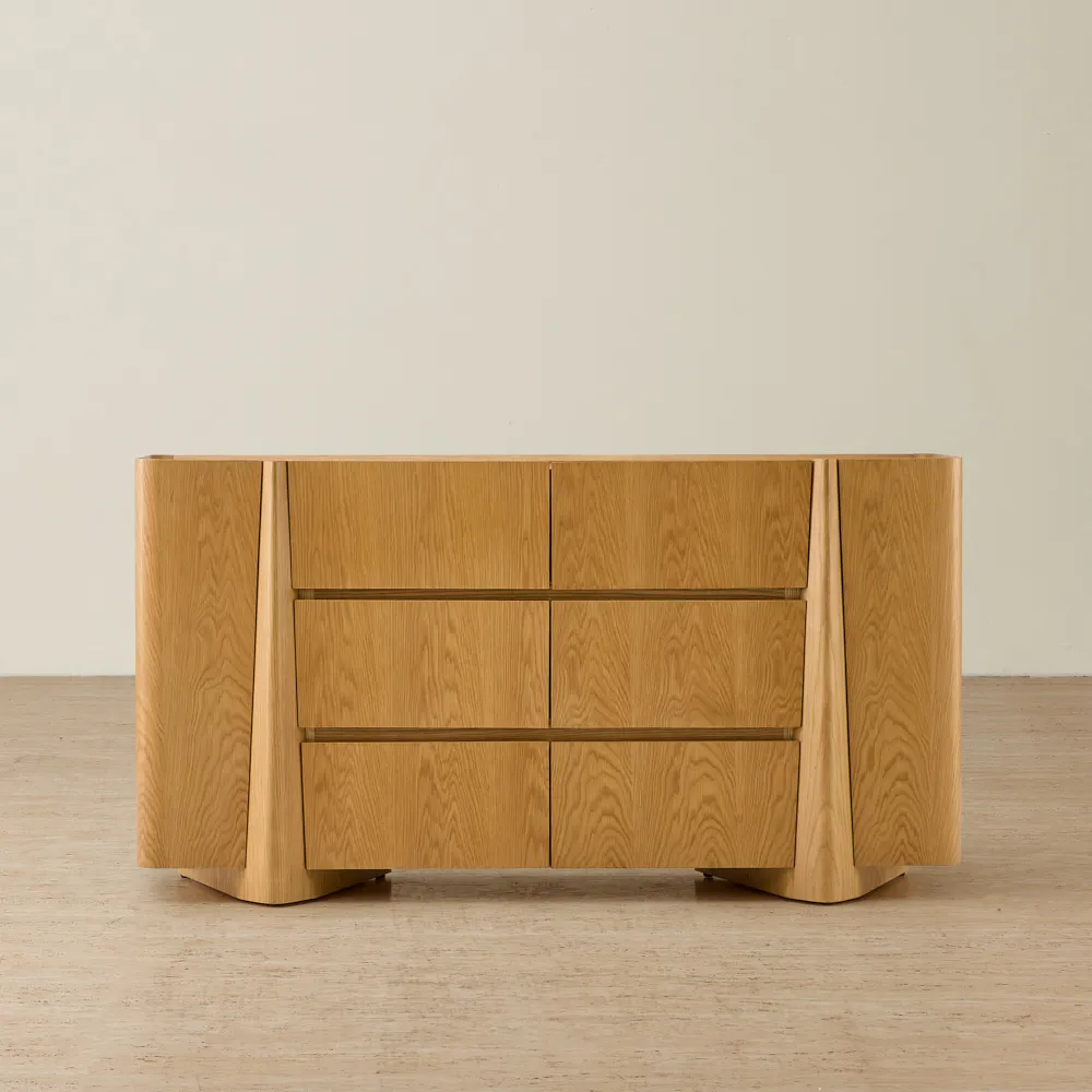 Verdara Light Oak Veneer Dresser