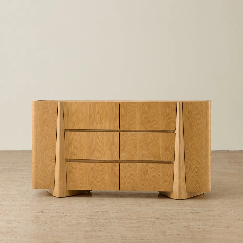 Verdara Light Oak Veneer Dresser