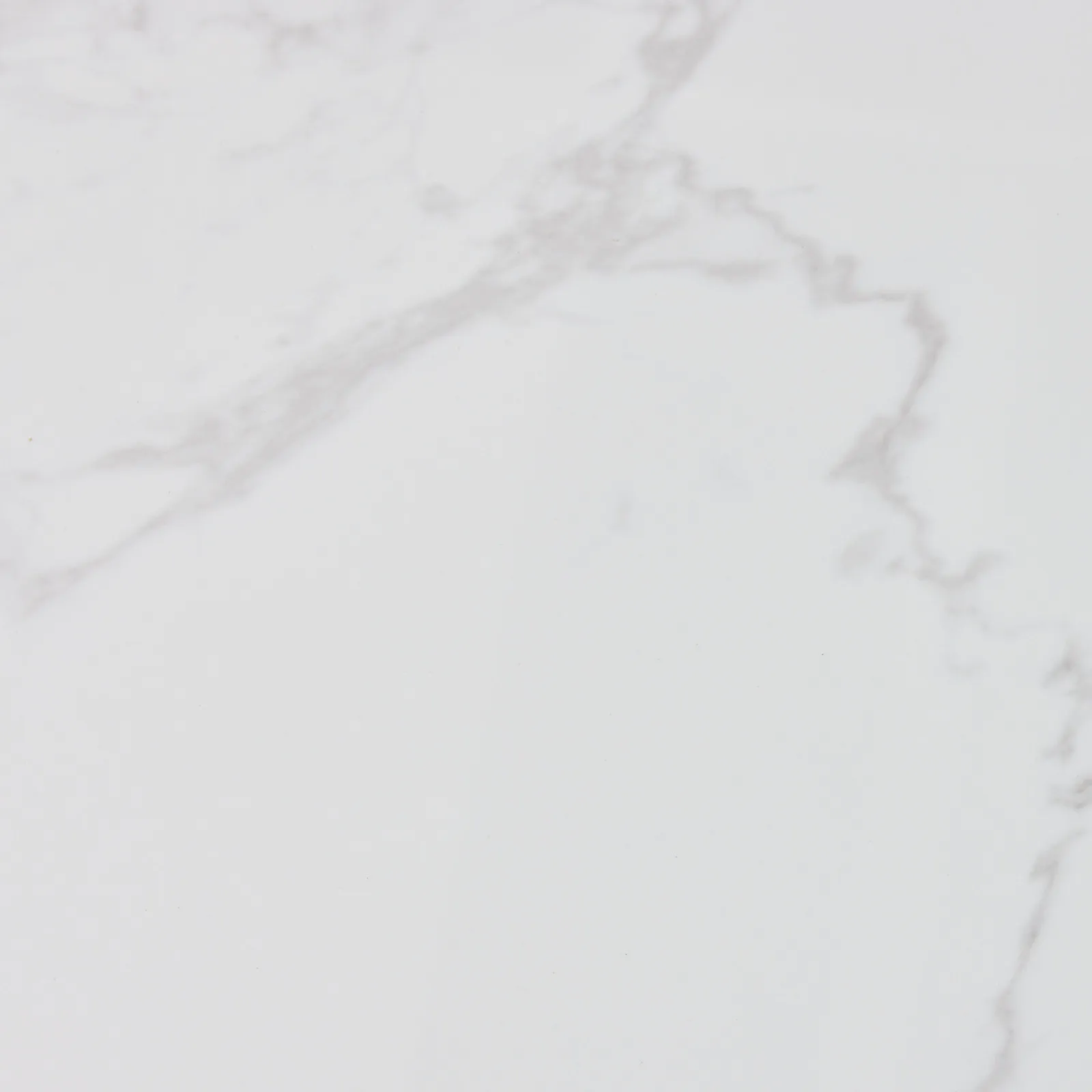 Grayson Matte Black Side Table with Statuario White Sintered Stone Top