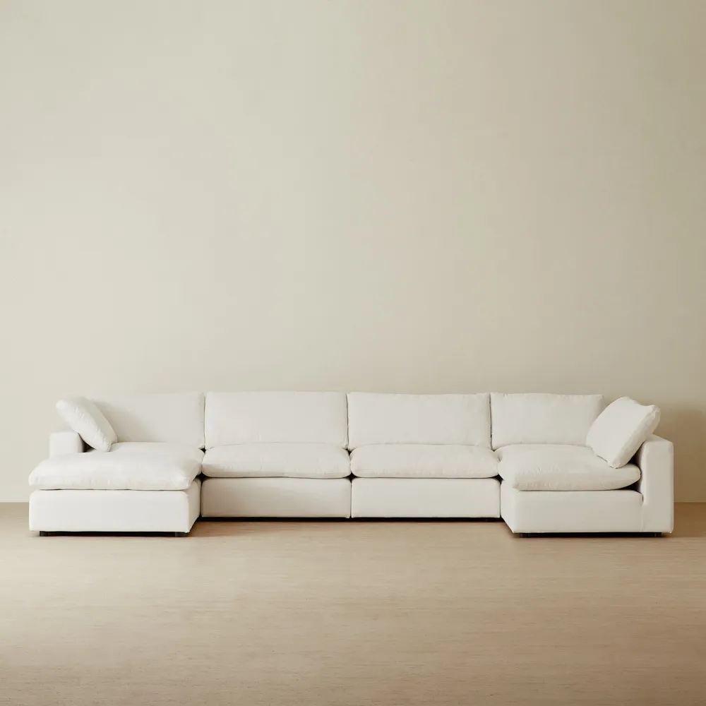 Elora II Arctic White Modular Sofa