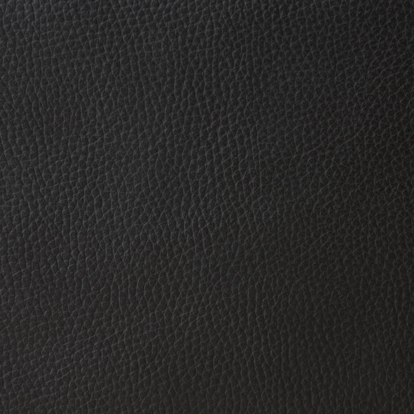 Fortitude Black Leather 3-Seater Sofa